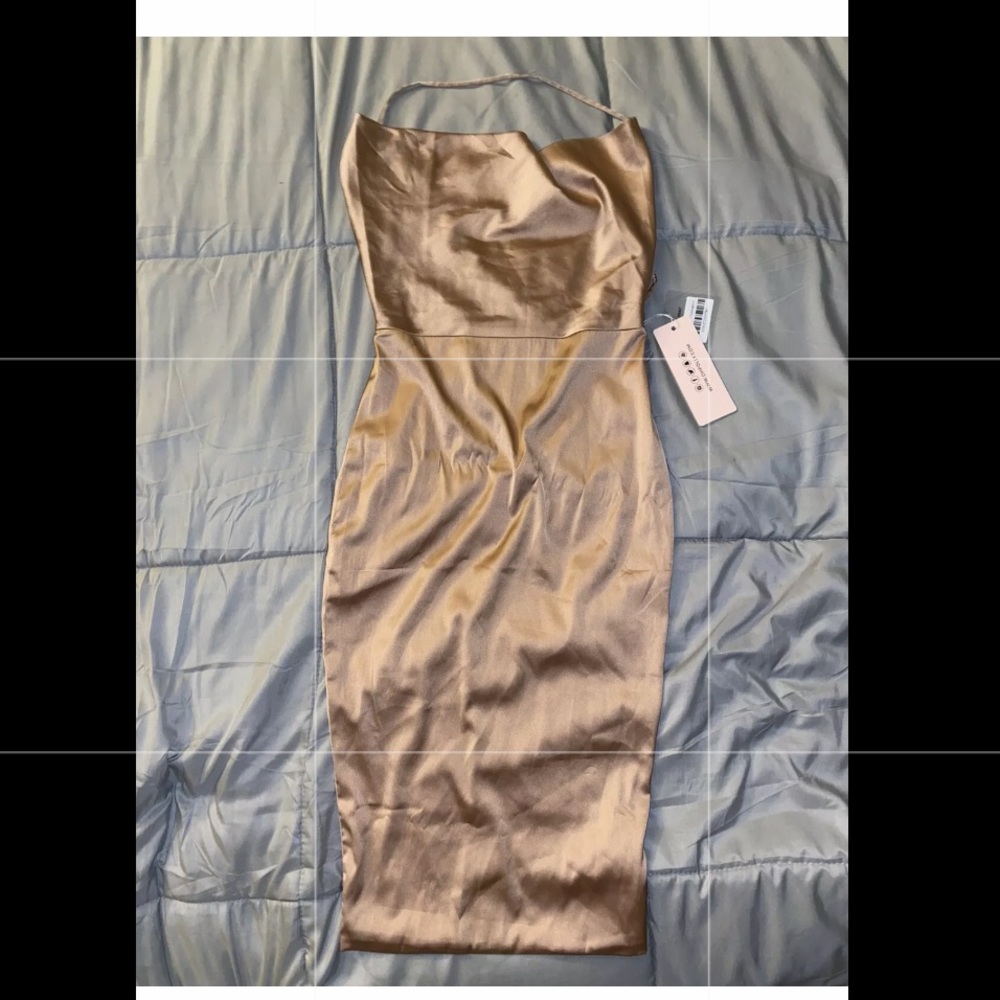 Oh Polly 1702 Batch D-Champagne -6. Cowl neck.